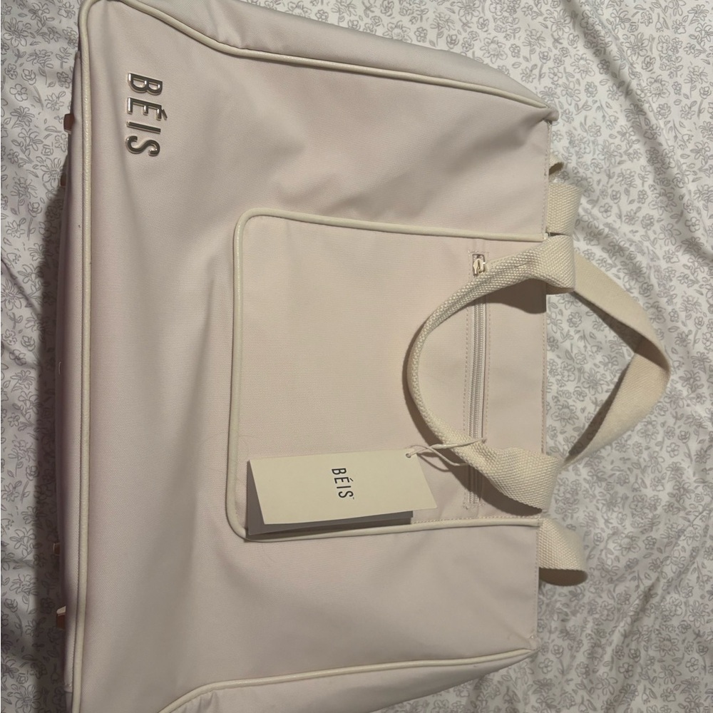 BEIS Cream Travel Bag